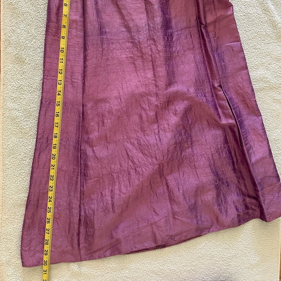New Handmade Woman’s Lavender Silk Dress Top&Skirt, Sz S/M - Picture 14 of 16